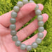 10mm barrel shape natural green jade bracelet