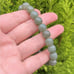 10mm barrel shape natural green jade bracelet