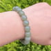10mm barrel shape natural green jade bracelet