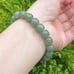 10mm barrel shape natural green jade bracelet
