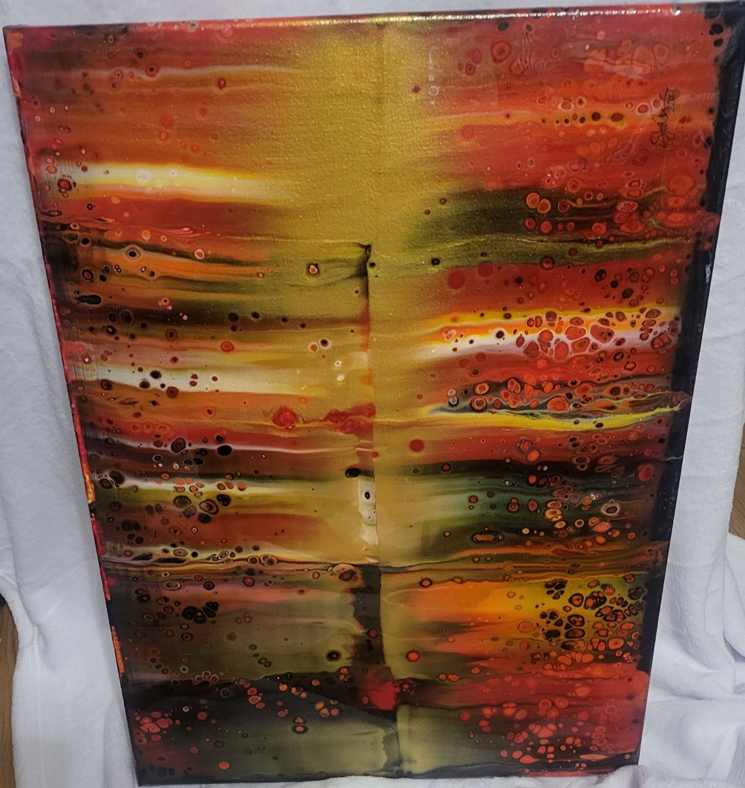 ORIGINAL Abstract Painting on stretched canvas