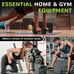 Rubber Encased Exercise & Fitness Hex Dumbbell 5 Lbs
