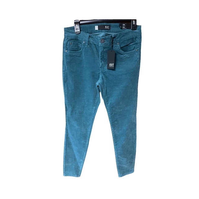 Kut From The Kloth Diana Fab AB high rise skinny courdoury pants NWT