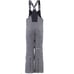 Obermeyer Girls' Anya Bib Pants Grey Zipper Water Repellent Size Medium MINT