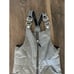 Obermeyer Girls' Anya Bib Pants Grey Zipper Water Repellent Size Medium MINT