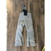 Obermeyer Girls' Anya Bib Pants Grey Zipper Water Repellent Size Medium MINT