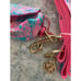 Lily Pulitzer Signature Pastel Floral Dog lead and bag holder