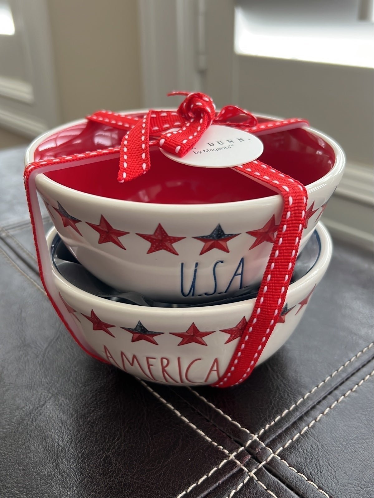 Rae Dunn Patriotic Prep Bowls