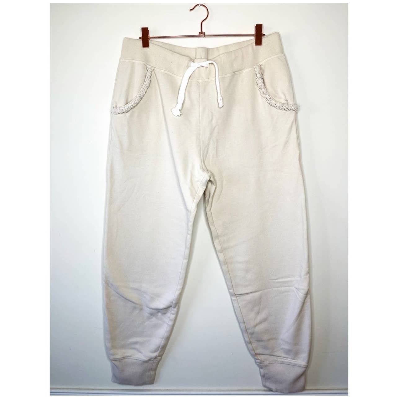 Generation Love Asta Ruffle Joggers in Jet Stream Size Large