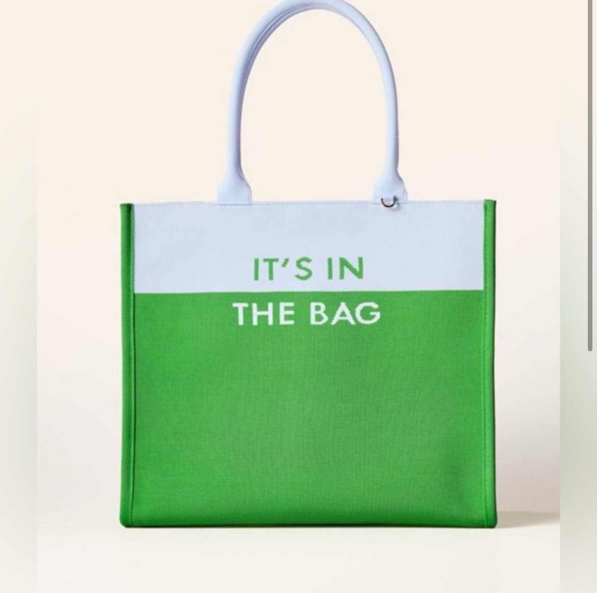 Kate spade x target Green and blue Tote Bag BNWT