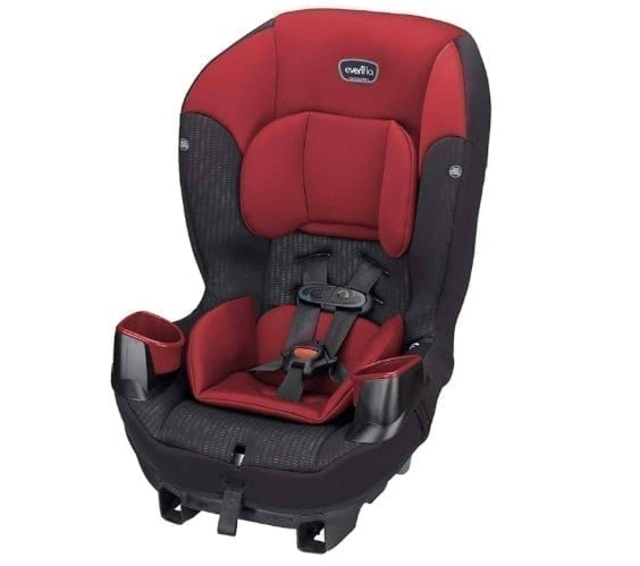 Evenflo Booster Car Seat Red and Black NEW LIGHTWEIGHT