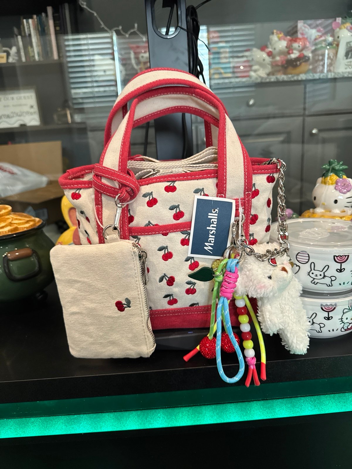 Madden Girl Viral Mini Cherry Tote