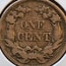 1858 Flying Eagle Cent with Obverse Strike through #3175