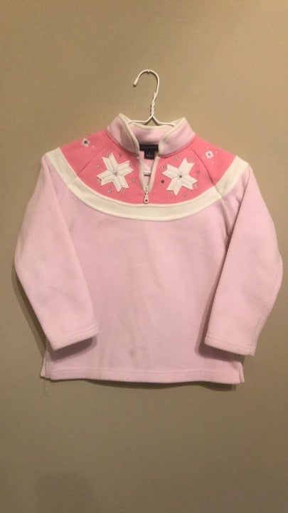 Land's End Pink Soft Fleece Pullover