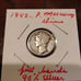 1942 p silver Mercury dime with bands