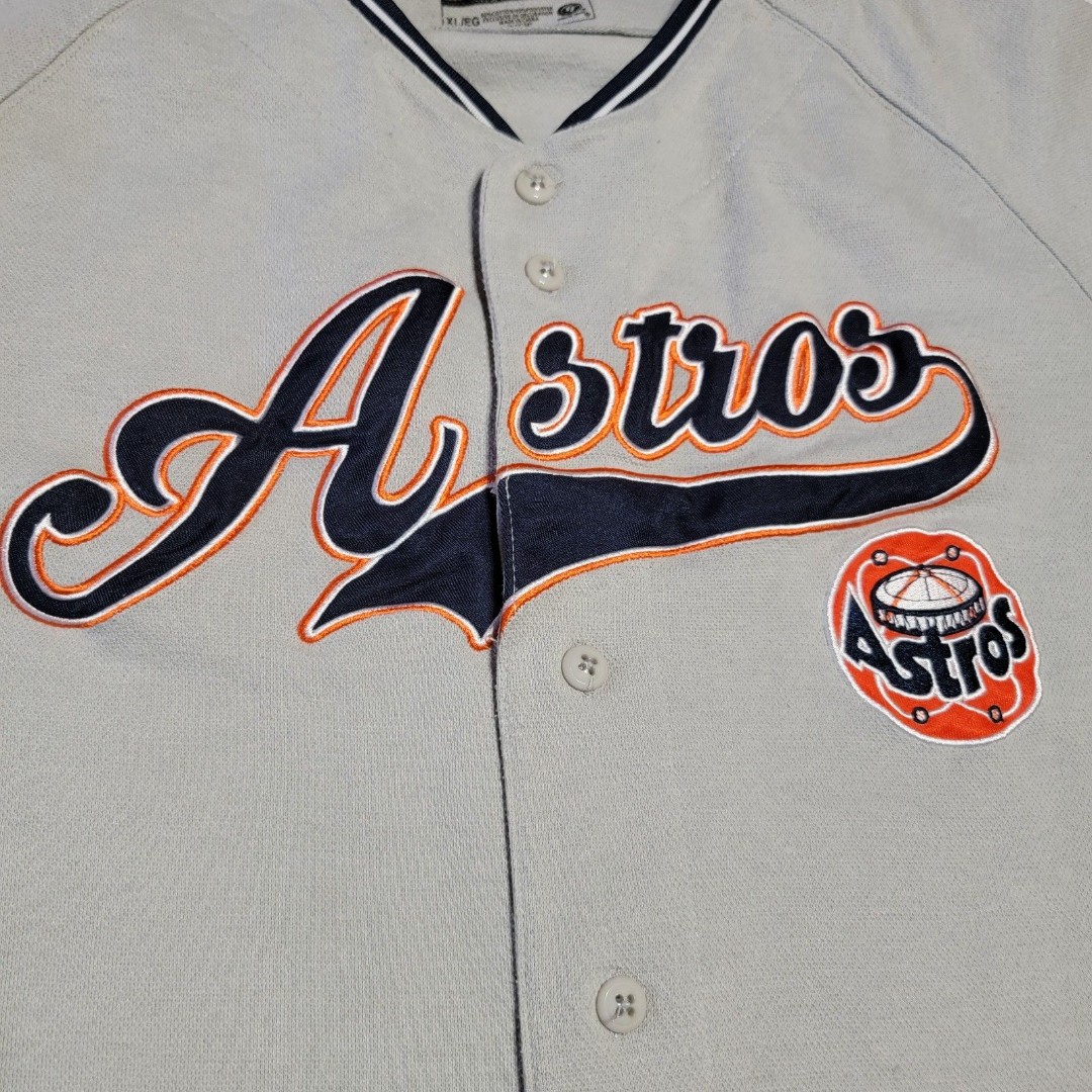 Houston Astros Jersey Tru Fan Series Embroidered Classic Logo - Size XL