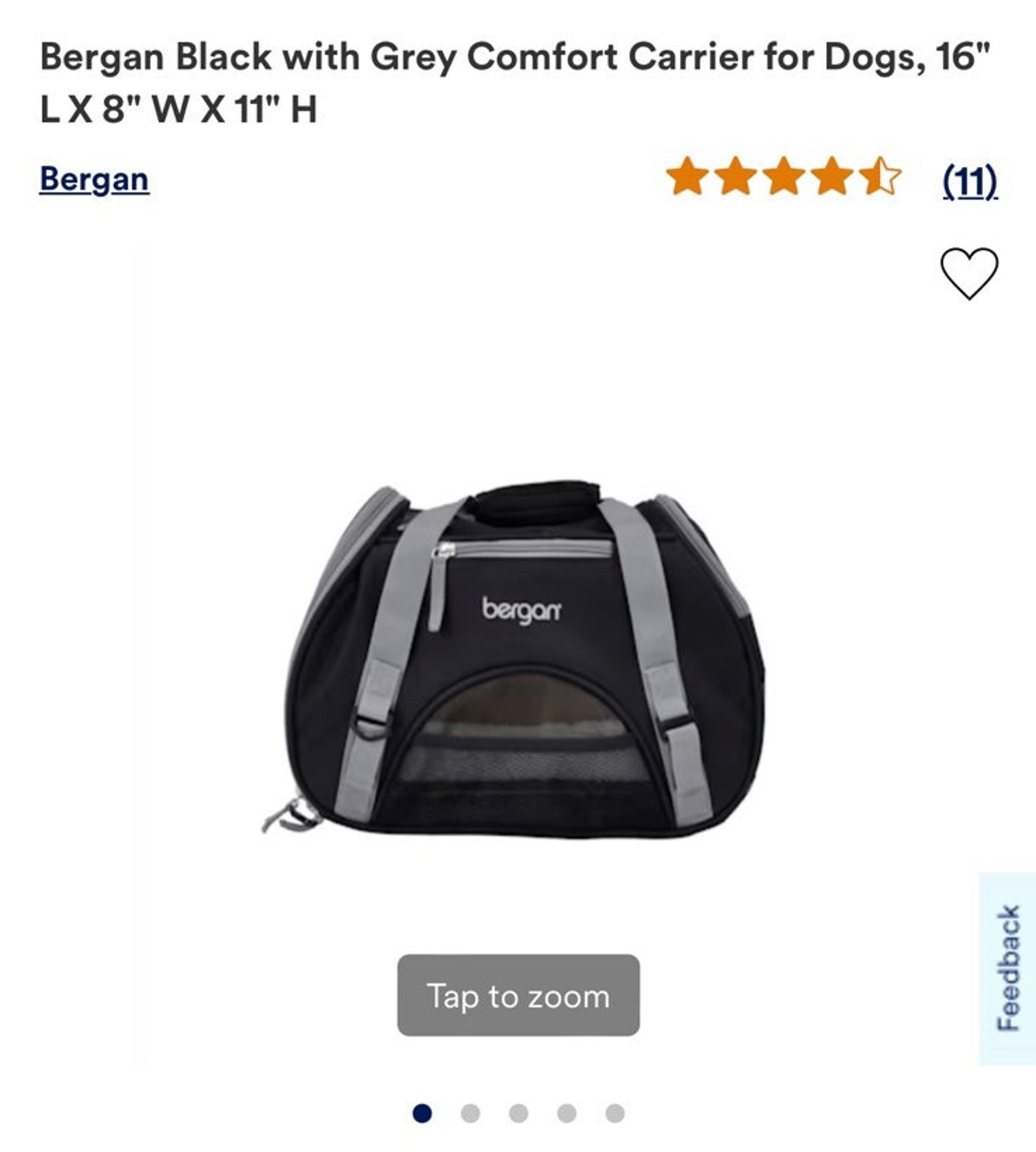 Bergan pet carrier