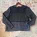 2000s Boho Chic Blue Distressed Patchwork Jacket