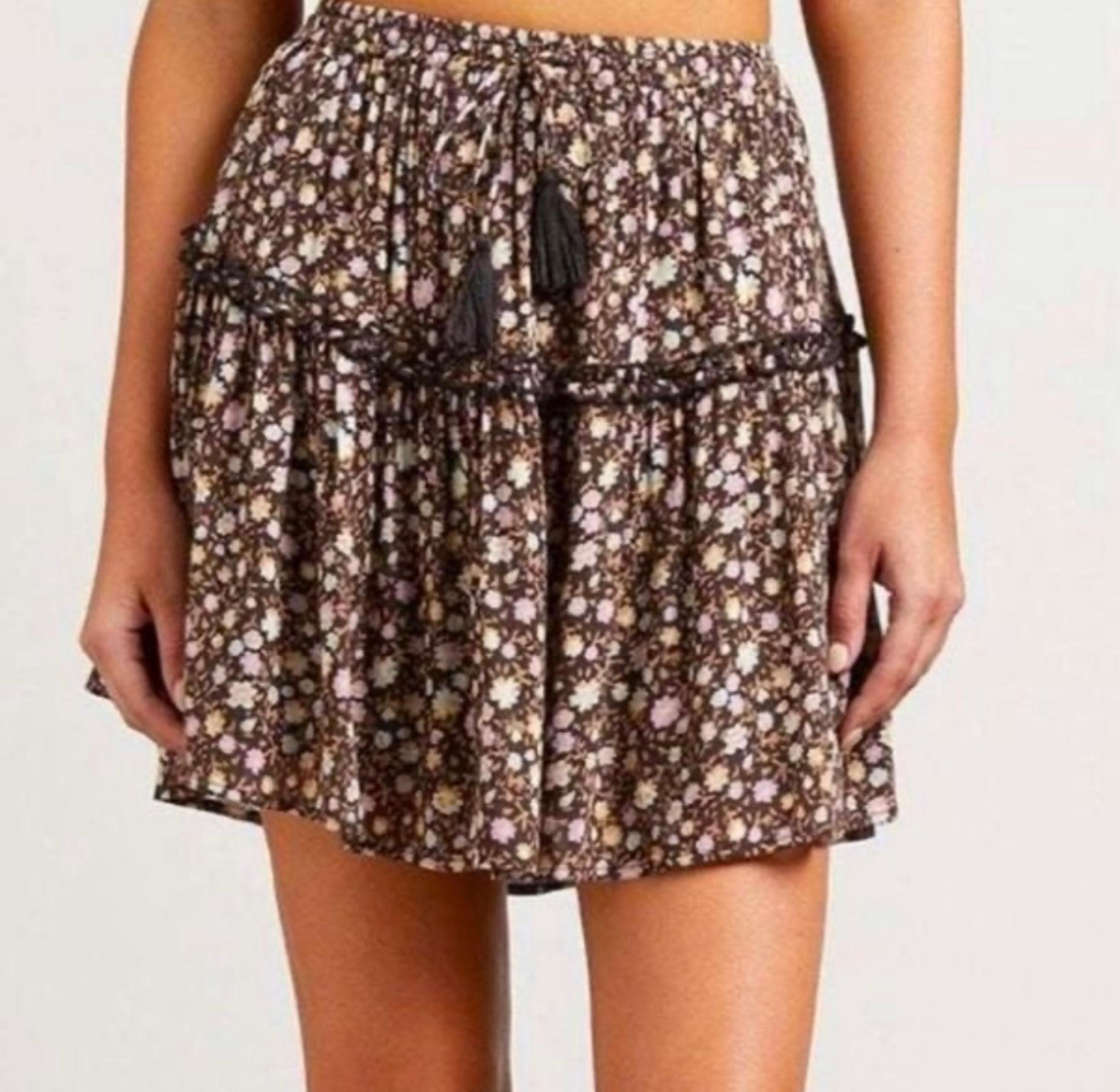 Spell & the Gypsy Collective Rae Floral Skater Mini Skirt