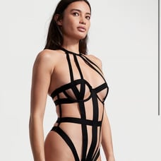Victoria’s secret High Neck Strappy Bodysuit Super Sexy Lingerie M
