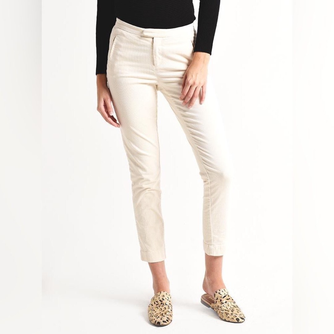 Labor Day Sale - ATM Anthony Thomas Melillo Womens Size 8 White Slim Ankle Trousers Pants - Steal:£32[hoWomen_4898898ua]