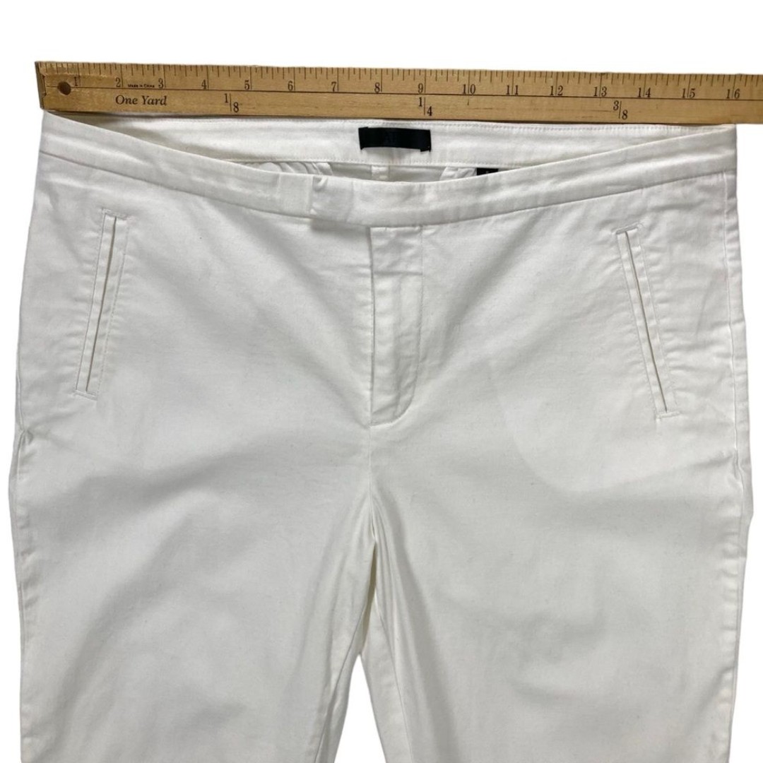 Labor Day Sale - ATM Anthony Thomas Melillo Womens Size 8 White Slim Ankle Trousers Pants - Steal:£32[hoWomen_4898898ua]