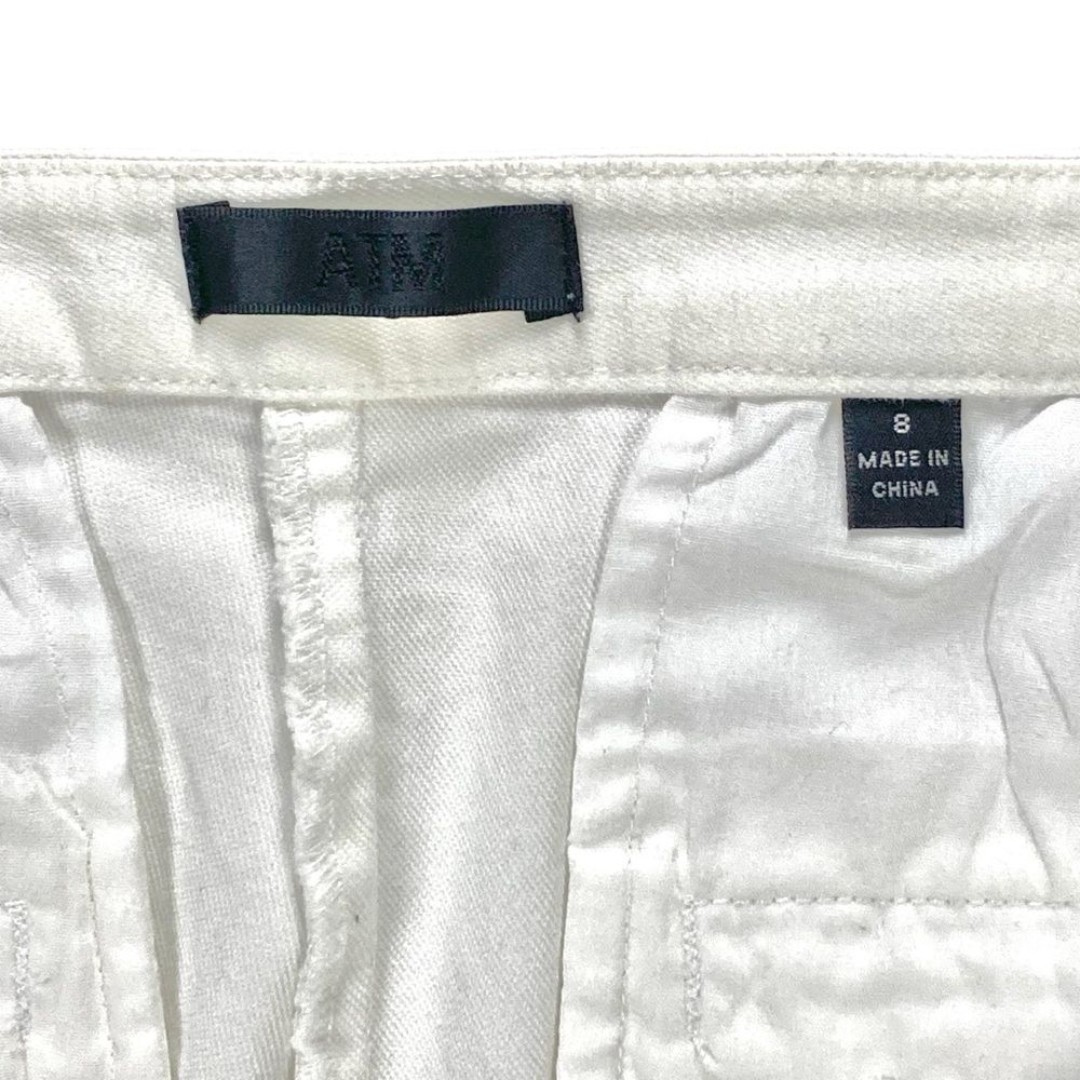 Labor Day Sale - ATM Anthony Thomas Melillo Womens Size 8 White Slim Ankle Trousers Pants - Steal:£32[hoWomen_4898898ua]