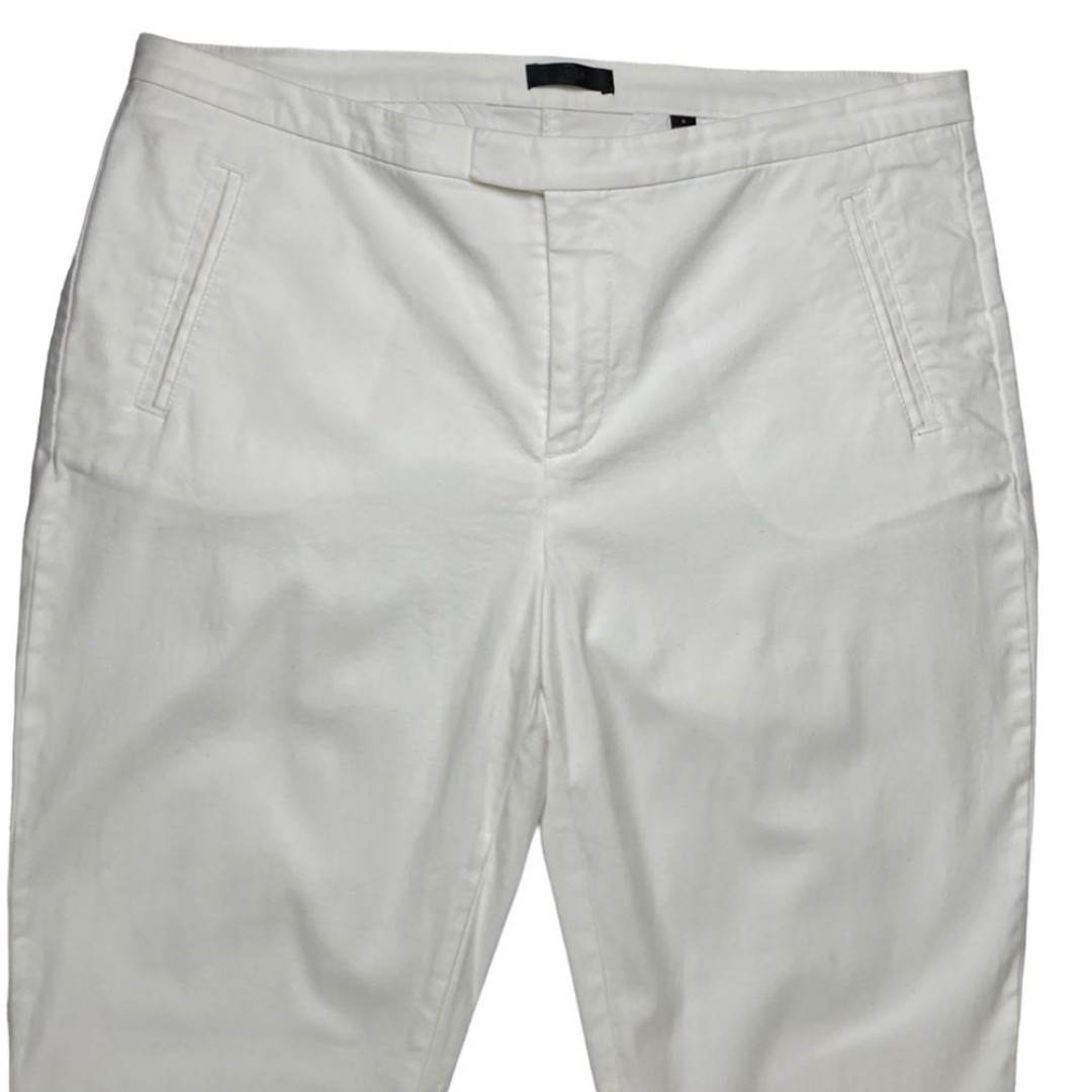 Labor Day Sale - ATM Anthony Thomas Melillo Womens Size 8 White Slim Ankle Trousers Pants - Steal:£32[hoWomen_4898898ua]