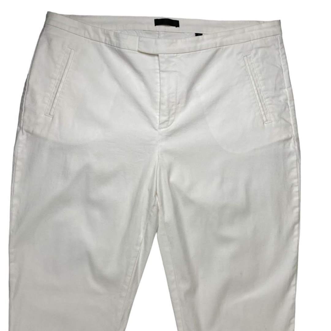 Labor Day Sale - ATM Anthony Thomas Melillo Womens Size 8 White Slim Ankle Trousers Pants - Steal:£32[hoWomen_4898898ua]