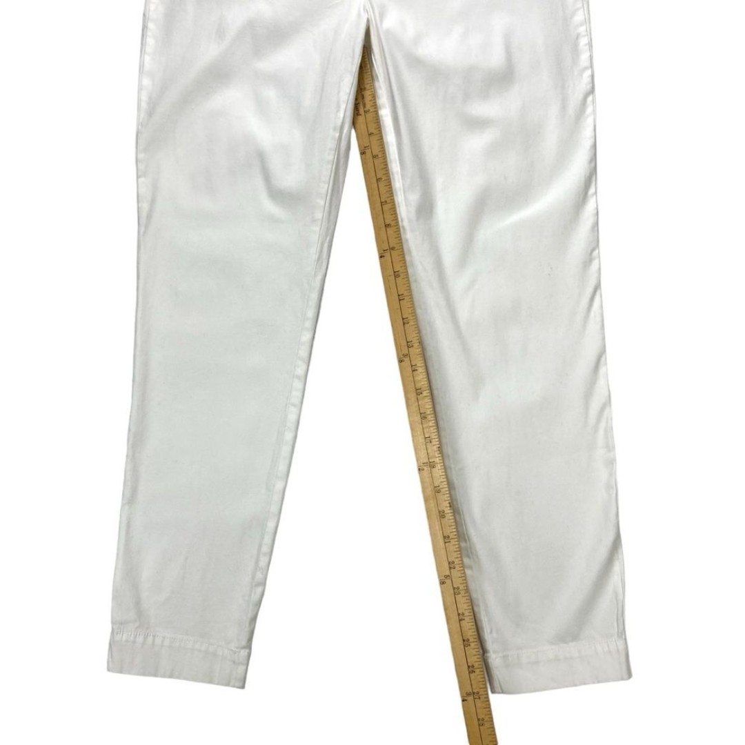 Labor Day Sale - ATM Anthony Thomas Melillo Womens Size 8 White Slim Ankle Trousers Pants - Steal:£32[hoWomen_4898898ua]