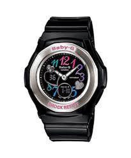 Casio Baby G-Shock Black Digital Watch With Colorful Numbers