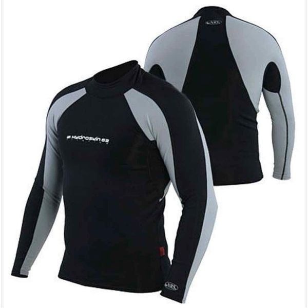 HYDROSKIN G2 TITANIUM NRS SHIRT; NEOPRENE RASH GUARD WETSUIT TOP MEN’S LARGE