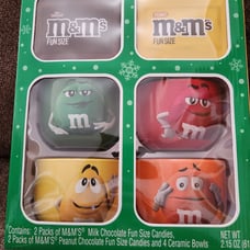 M&Ms bowl gift set of 4 new