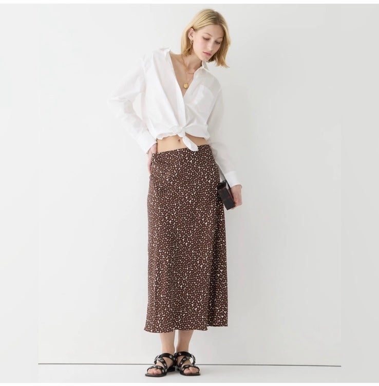 New Jcrew floral skirt xxs