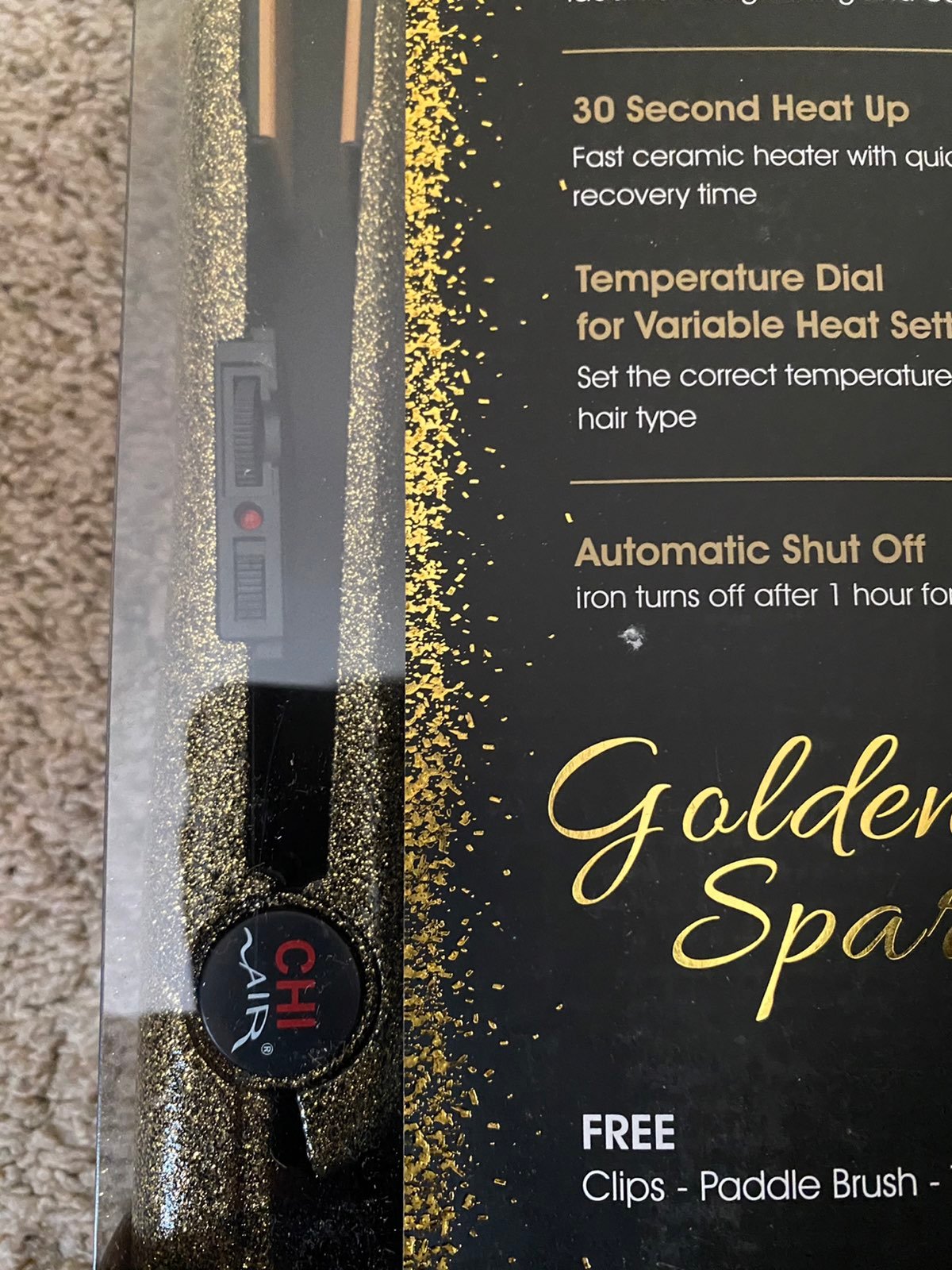 Chi Air Golden Sparkle BNIB