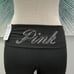 NEW (X-Large) VS PINK Bling Shine Cotton Foldover Flare legging