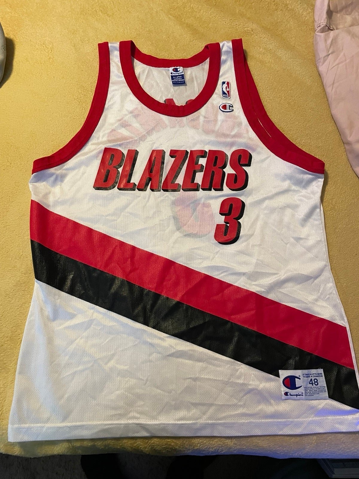 Damon Stoudamire Champion Trailblazers Jersey