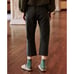 The Great Ranger Pant High Rise Wide Leg Cropped in Black size 27