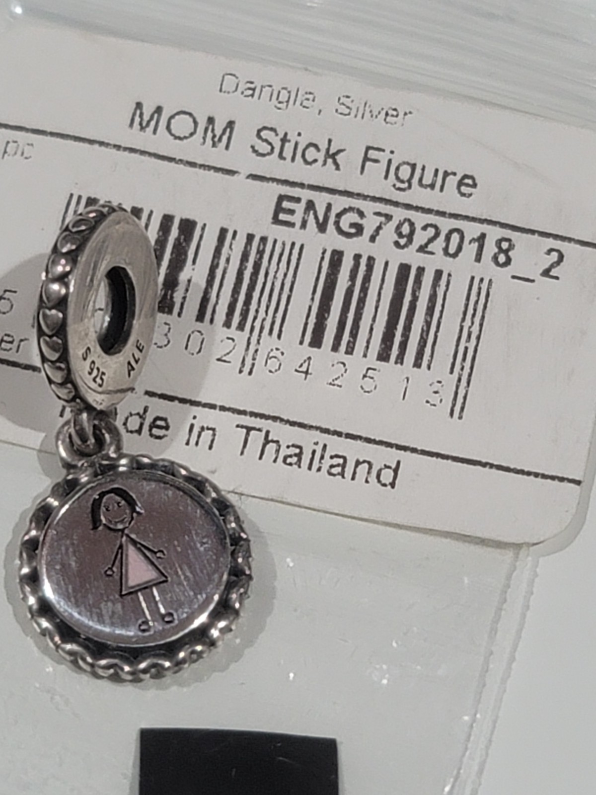 100% Authentic Pandora Mom Stick Figure