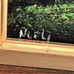 NOEL Original “Mountain River Landscape” Oil painting on Board 6”x15”