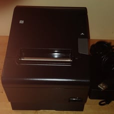Micros (Epson) TM-T88VI M338A Pos Thermal Receipt Printer W/ Ethernet/USB/Serial