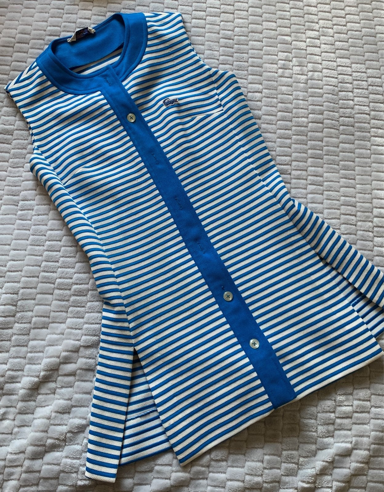 Vintage LACOSTE striped tennis tunic