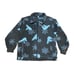 Vintage 90s Winter Fleece Jacket Polartec AOP Brown Polar Bear Snowflake Print Z