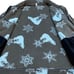 Vintage 90s Winter Fleece Jacket Polartec AOP Brown Polar Bear Snowflake Print Z