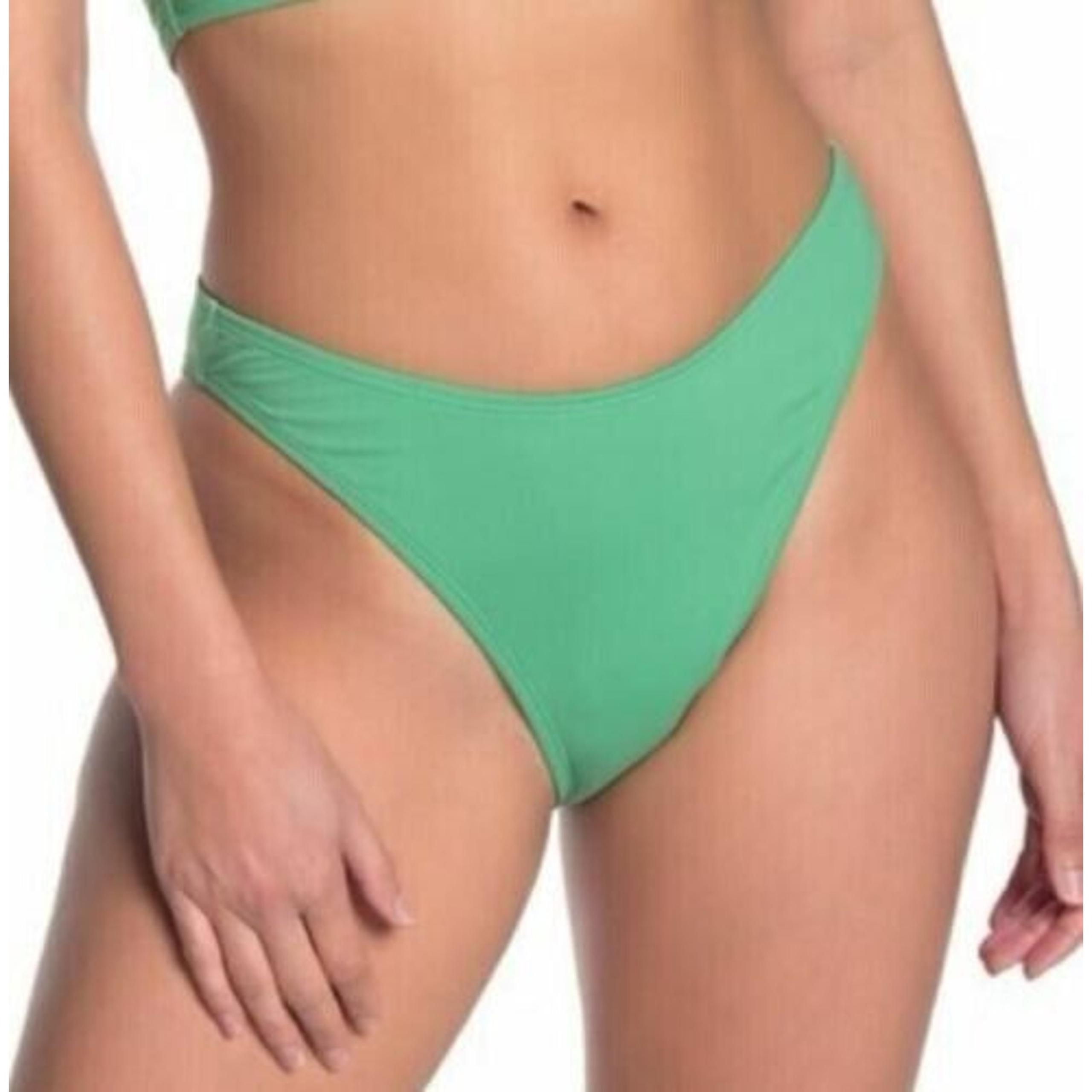 The Bikini Lab High Cut Bikini Bottoms Green Medium MSRP $44