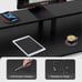 Computer Desk with Keyboard Tray Monitor Stand Storage Shelves DK02, Industrial