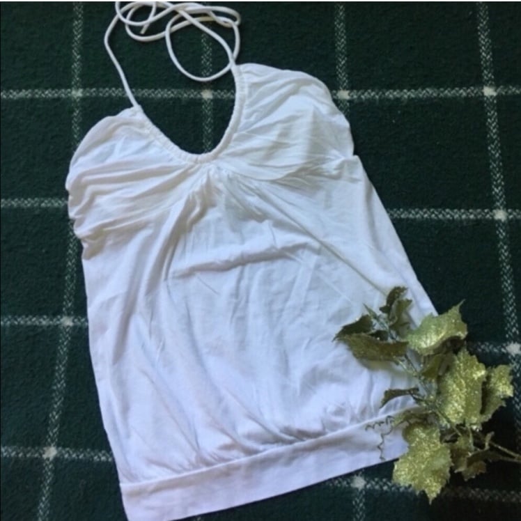 NWOT Victorias Secret Size XS White Halter Bra Top