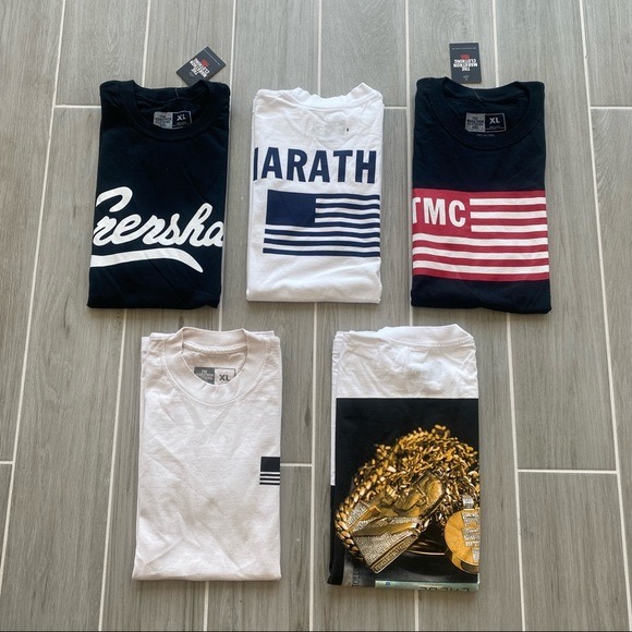 cheap online NEW THE MARATHON CLOTHING 5-PACK CRENSHAW T-SHIRT BUNDLE SZ XL #2 Men cheap online NEW THE MARATHON CLOTHING 5-PACK CRENSHAW T-SHIRT BUNDLE SZ XL #2 Men