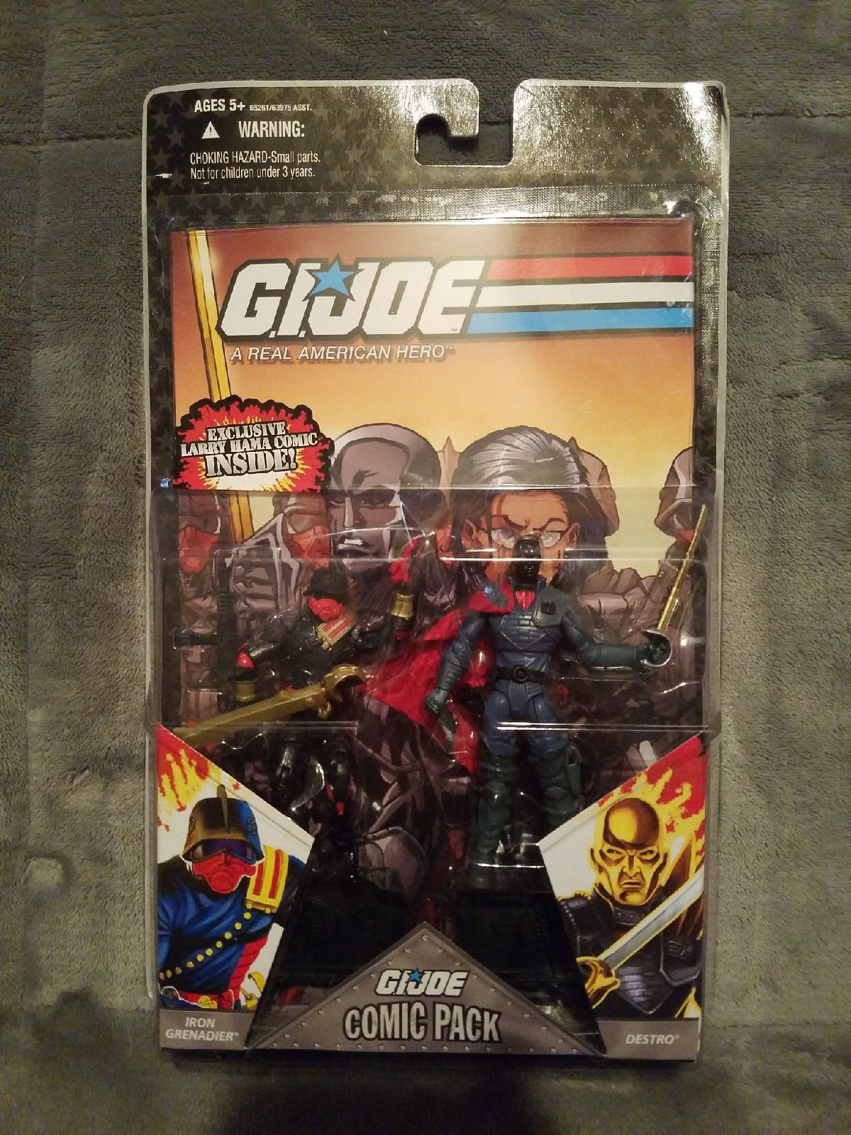 GI Joe IRON GRENADIER & BLACK MASK DESTR
