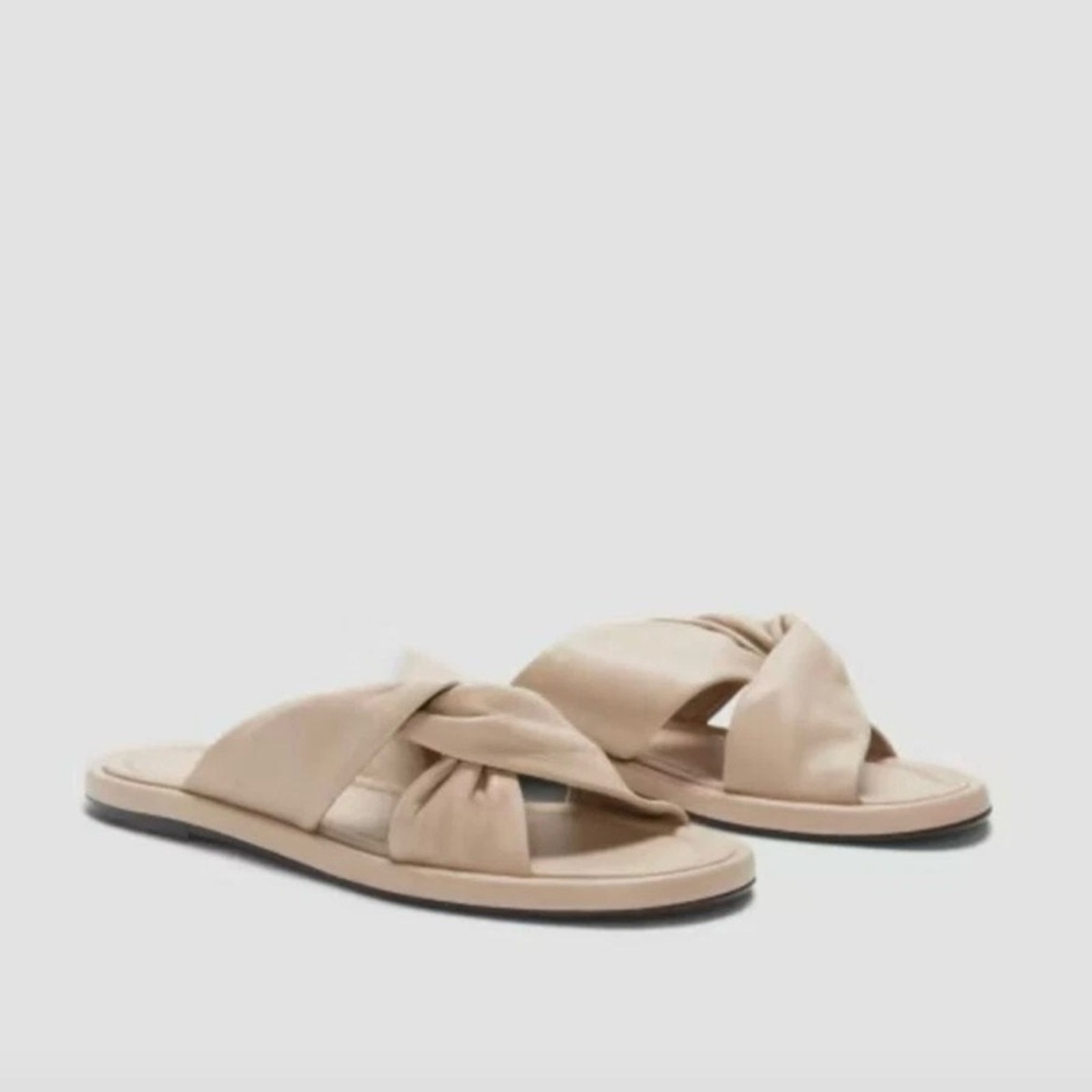 NEW Everlane The Day Twist Sandal in Warm Khaki, Women's Size 10, 148